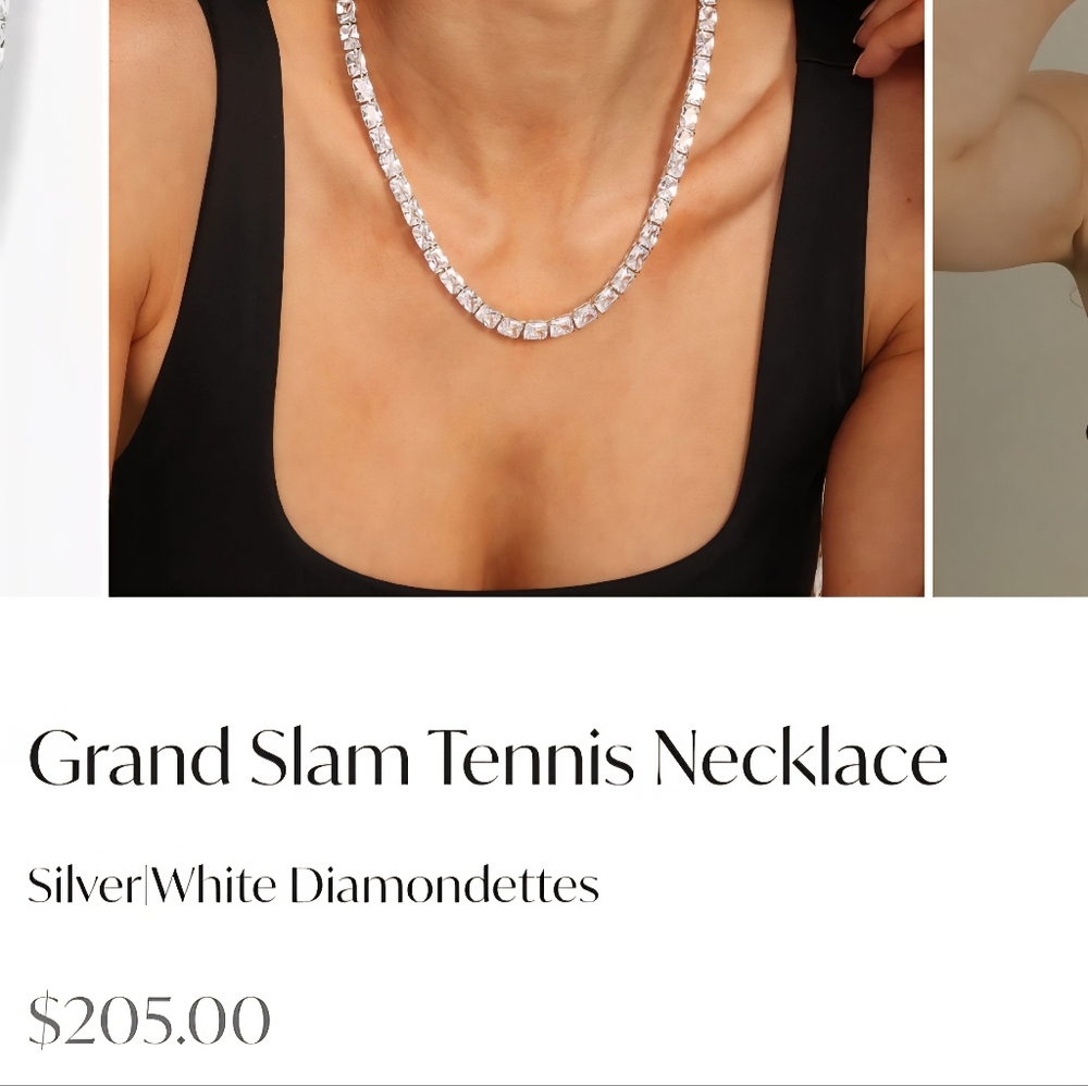 Melinda Maria Grand Slam Tennis Necklace